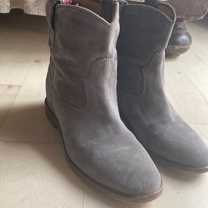 Isabel Marant Etoile Grey suede booties